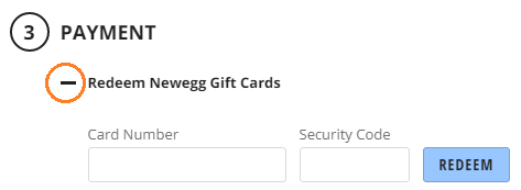 newegg gift card balance