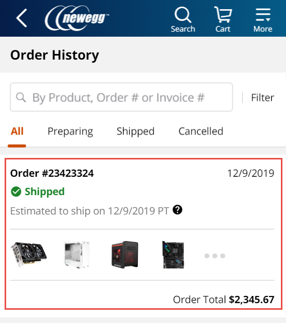 How To View Your Order History on