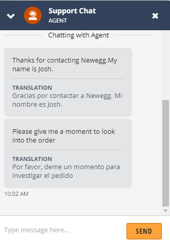 Chat With Us Newegg Knowledge Base