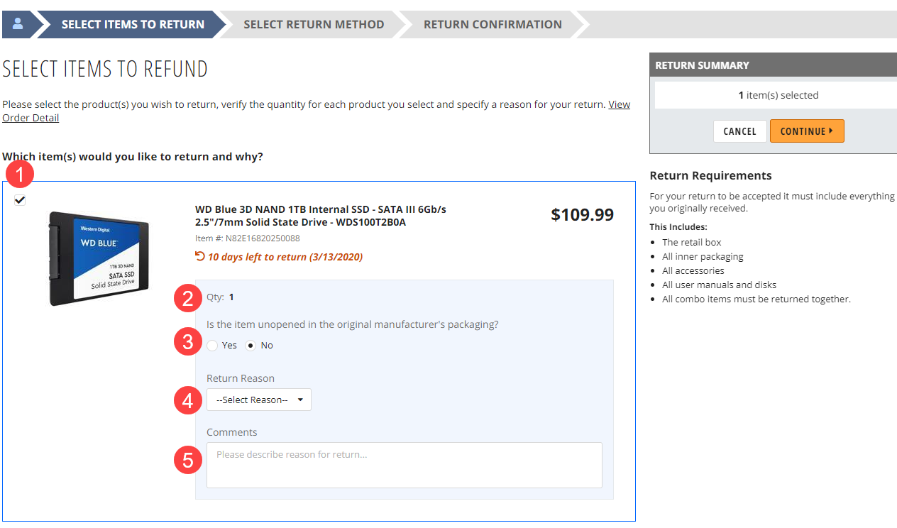 How to return a Marketplace item Newegg Knowledge Base