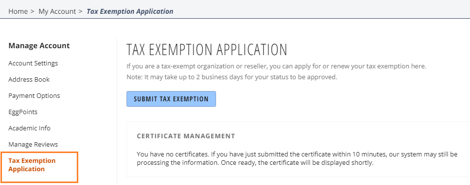 Sales tax and tax exemption - Newegg Knowledge Base